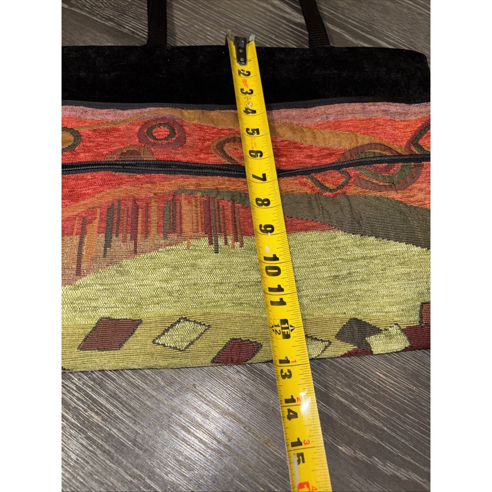 Danny K Tapestry Tote Bag Geometric Boho Y2K  Made In USA Beverly Hills CA‎ - Picture 4 of 8